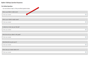 Challenge Question Response - Image and arrow 